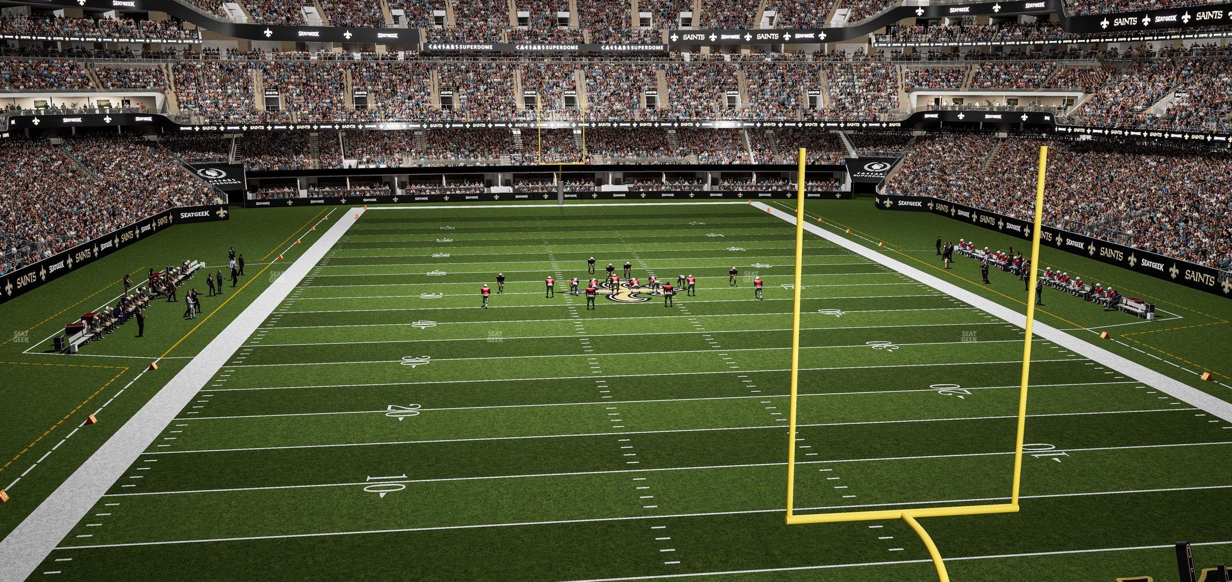 Caesars Superdome - Section 325 Seat View