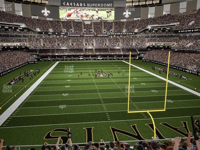 Caesars Superdome - Section 325 Seat View