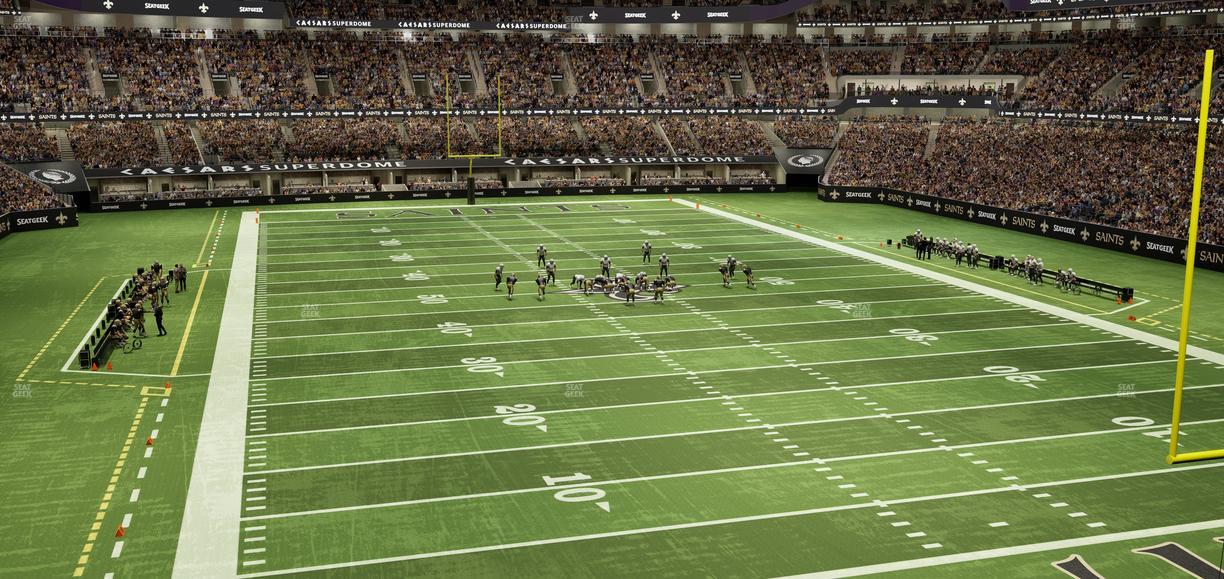 Caesars Superdome - Section 326 Seat View