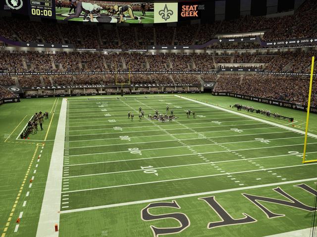Caesars Superdome - Section 326 Seat View