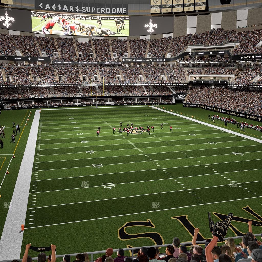 Caesars Superdome - Section 326 Seat View