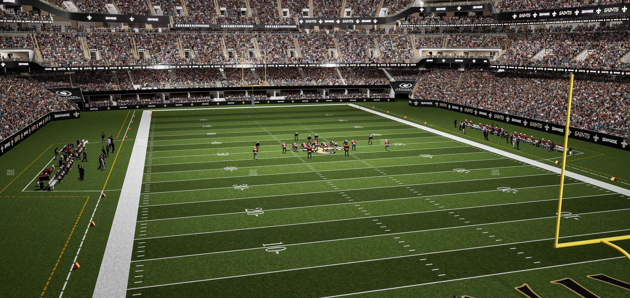 Caesars Superdome - Section 326 Seat View