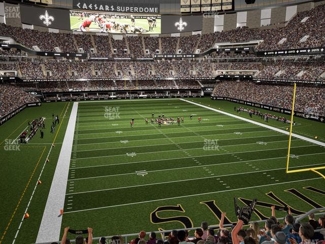 Caesars Superdome - Section 326 Seat View