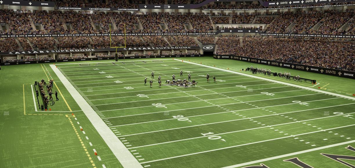 Caesars Superdome - Section 327 Seat View