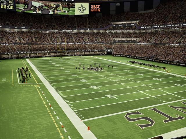 Caesars Superdome - Section 327 Seat View