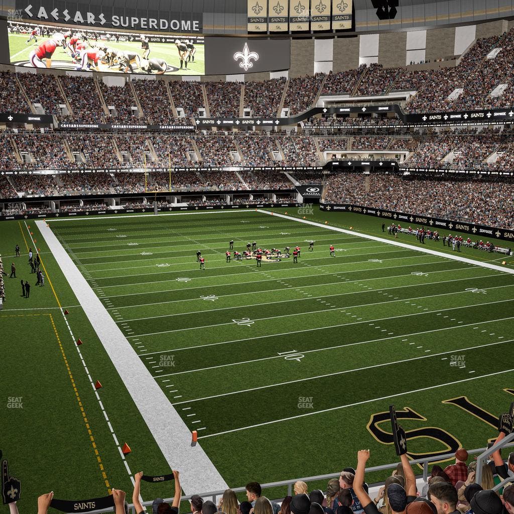 Caesars Superdome - Section 327 Seat View