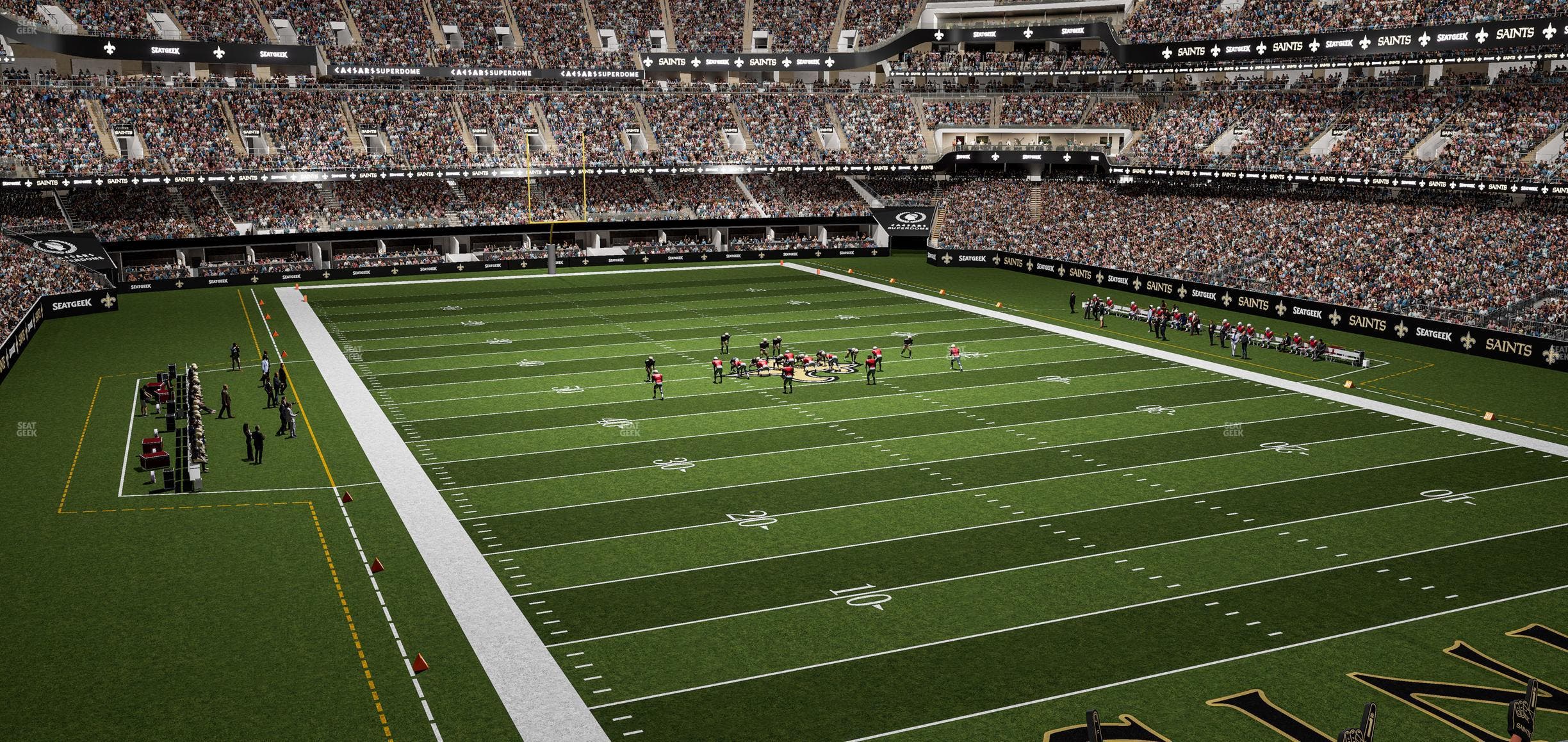 Caesars Superdome - Section 327 Seat View