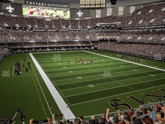 Caesars Superdome - Section 327 Seat View