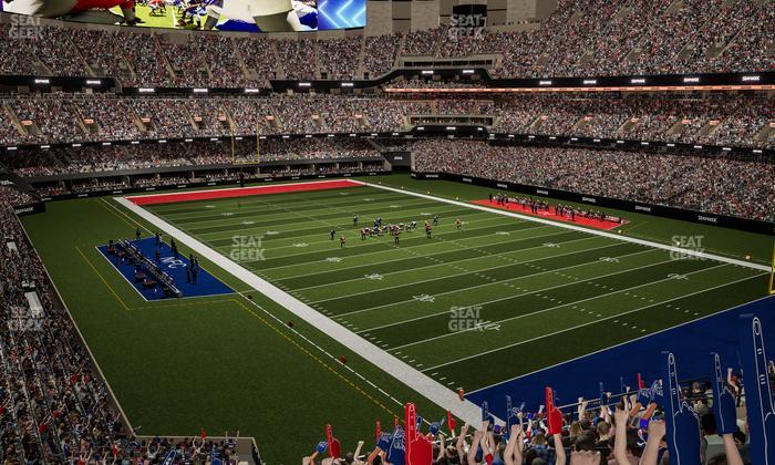 Caesars Superdome - Section 328 C Seat View