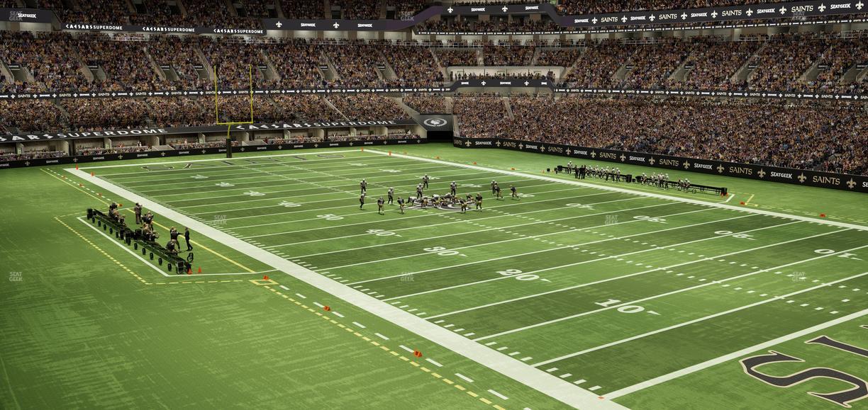 Caesars Superdome - Section 328 C Seat View