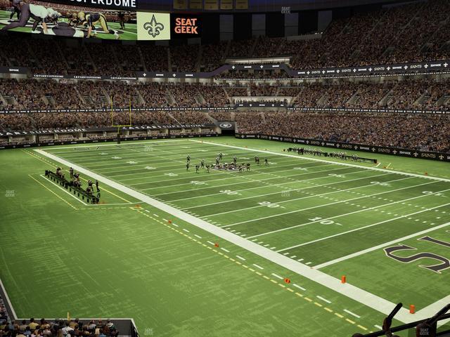 Caesars Superdome - Section 328 C Seat View