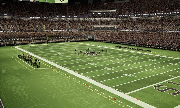 Caesars Superdome - Section 328 C Seat View