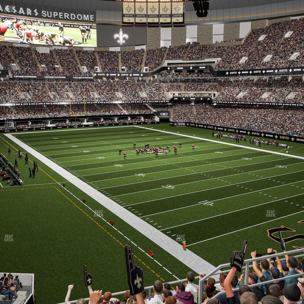 Caesars Superdome - Section 328 C Seat View