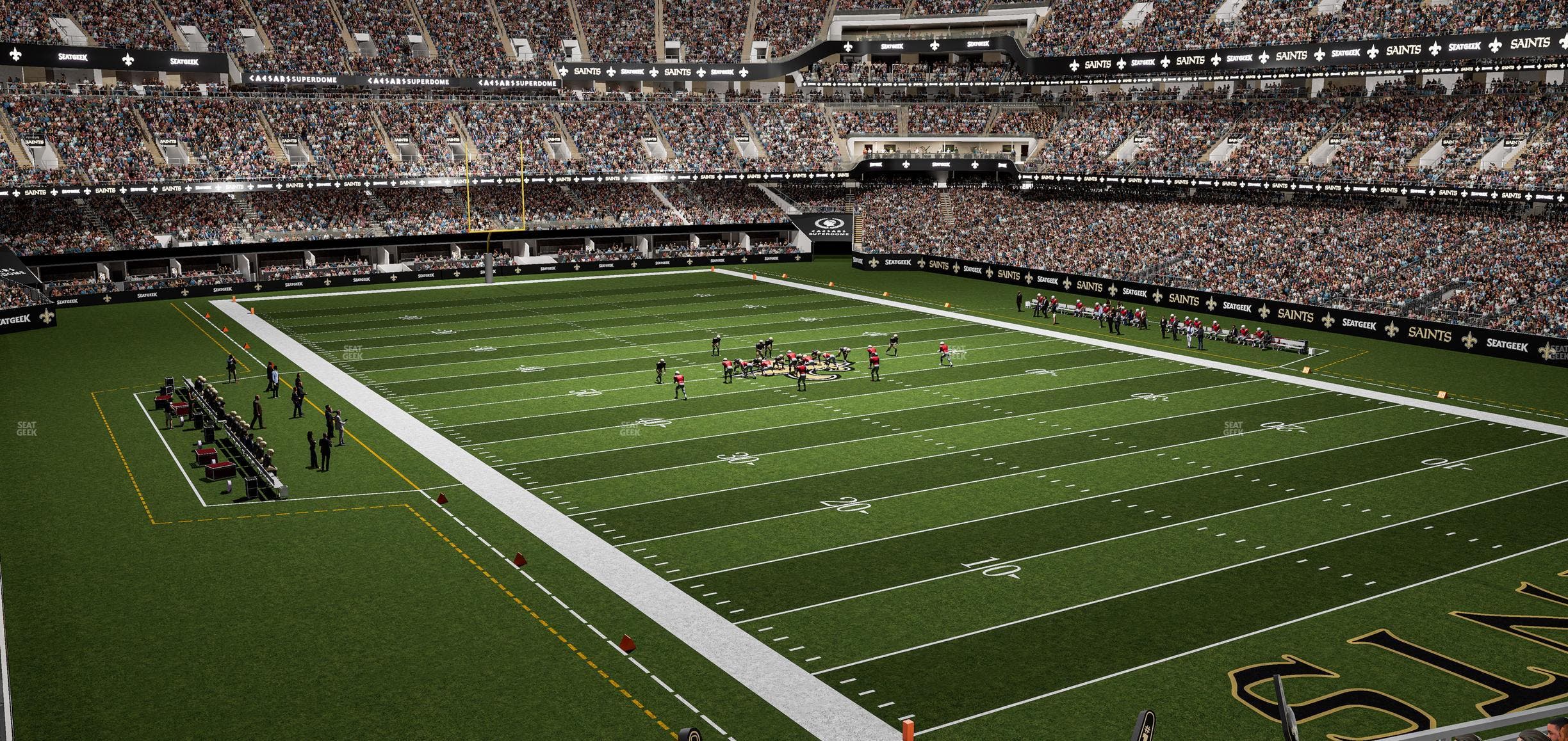 Caesars Superdome - Section 328 C Seat View