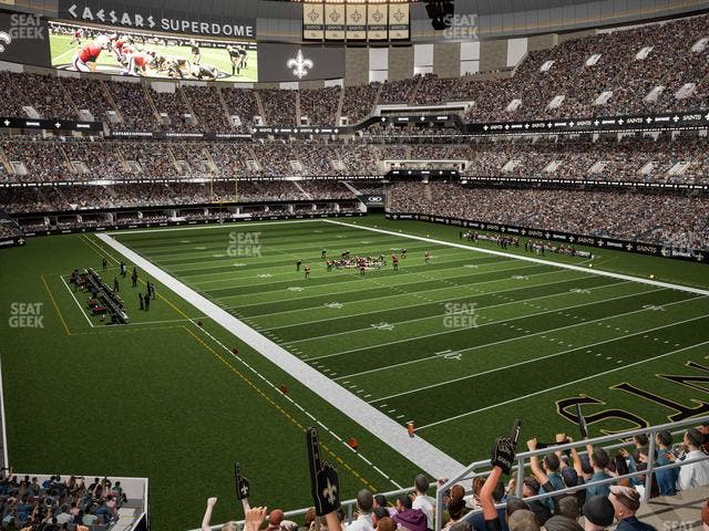 Caesars Superdome - Section 328 C Seat View