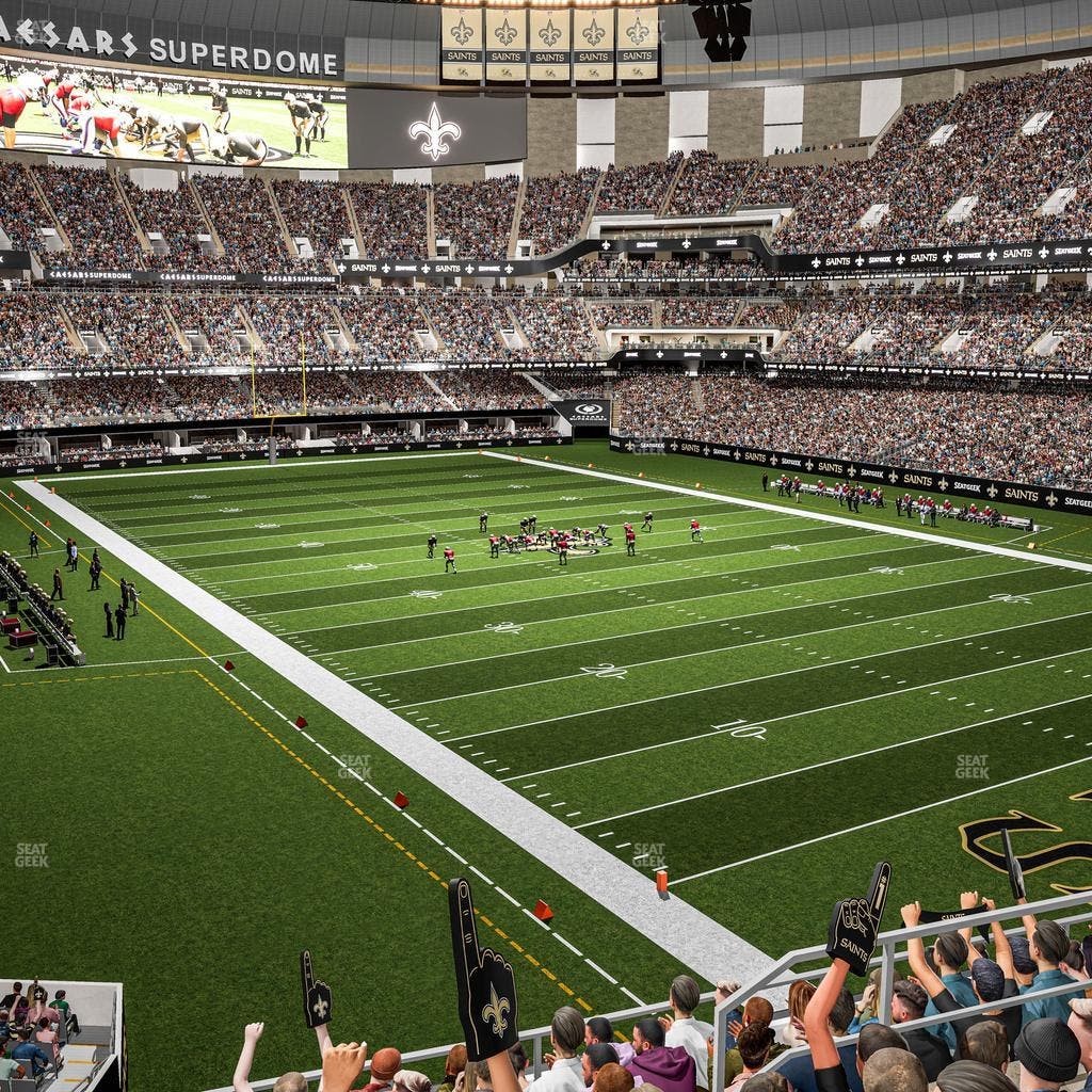 Caesars Superdome - Section 328 Seat View
