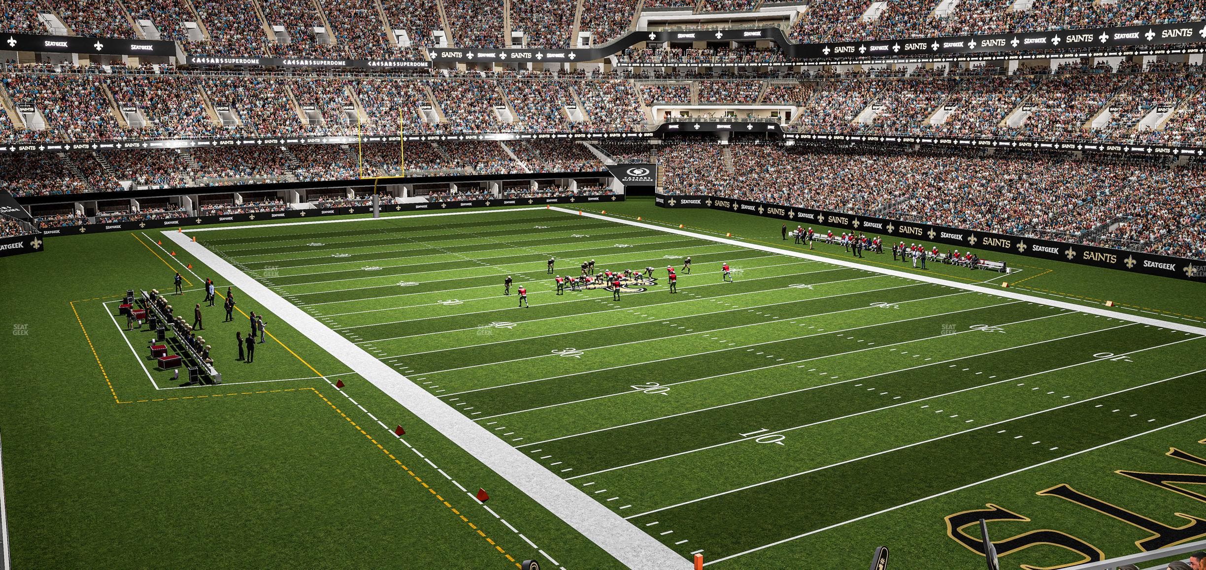 Caesars Superdome - Section 328 Seat View