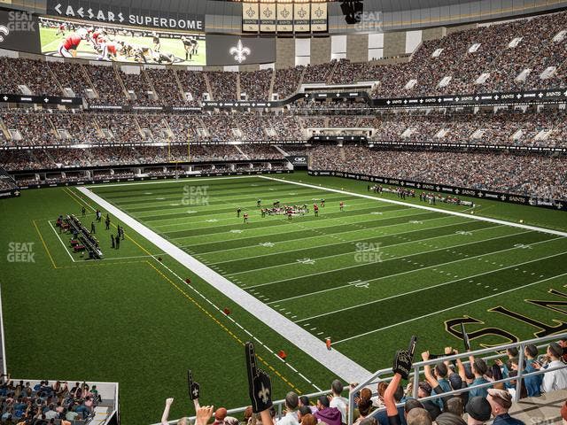 Caesars Superdome - Section 328 Seat View