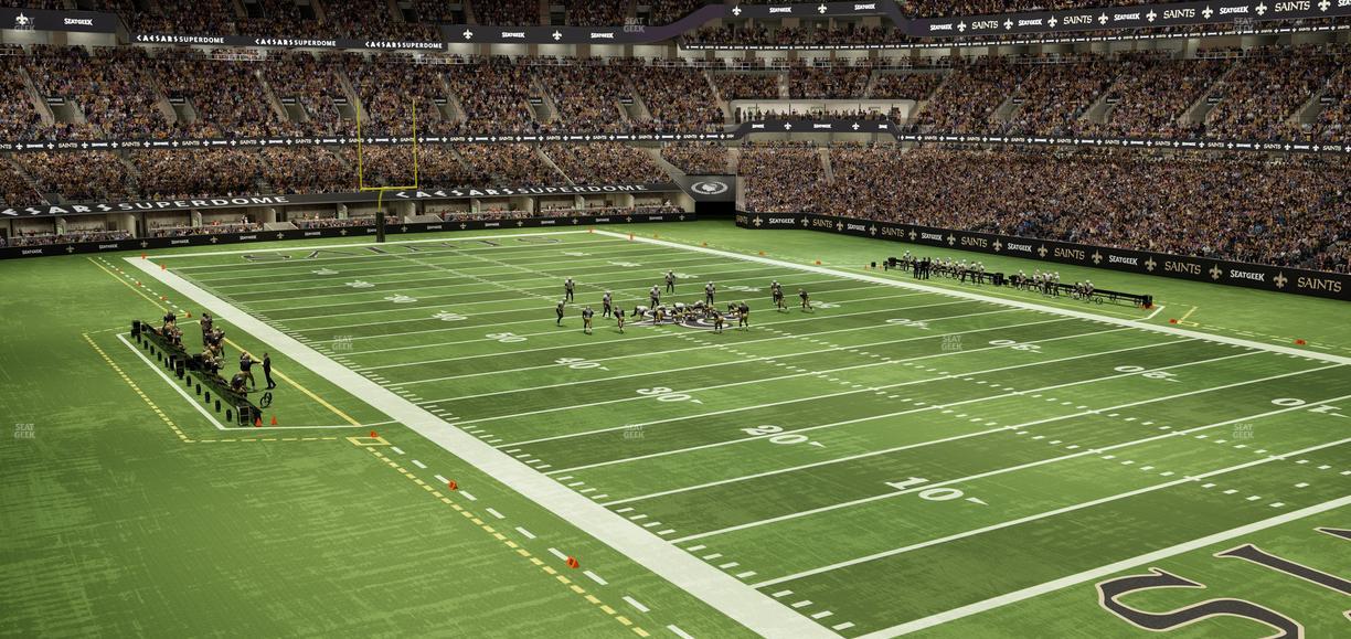 Caesars Superdome - Section 328 Seat View