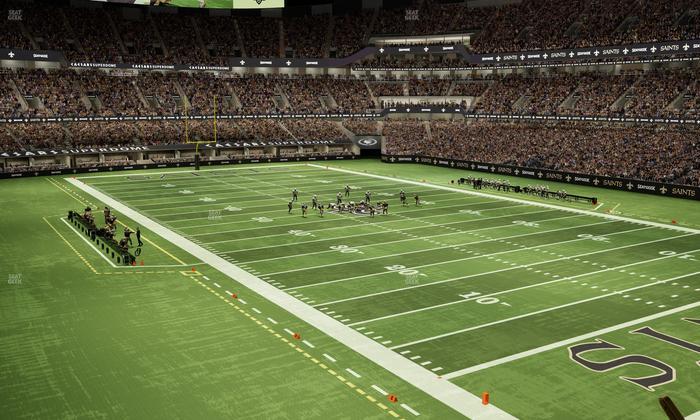 Caesars Superdome - Section 328 Seat View
