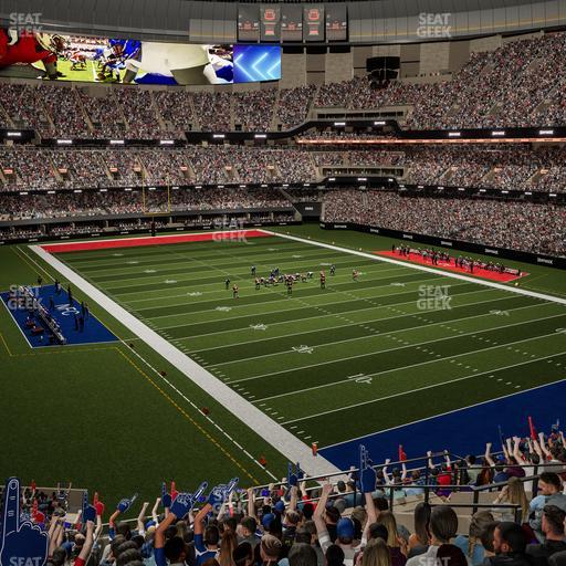 Caesars Superdome - Section 328 Seat View