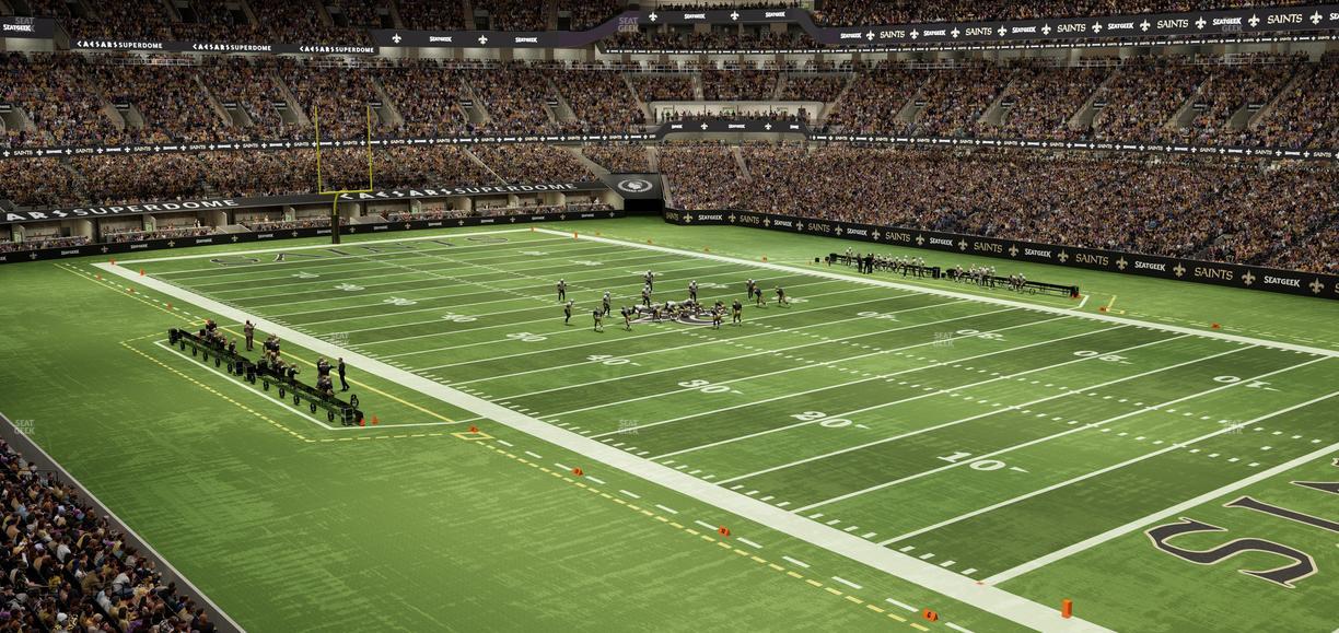 Caesars Superdome - Section 329 Seat View
