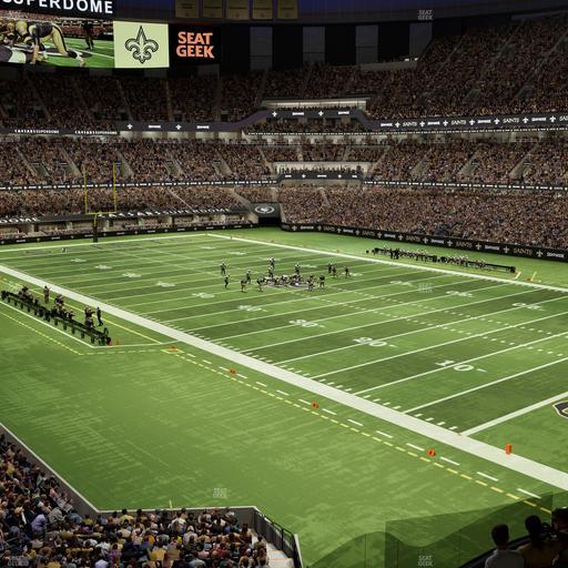 Caesars Superdome - Section 329 Seat View