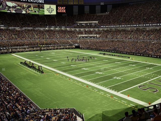 Caesars Superdome - Section 329 Seat View
