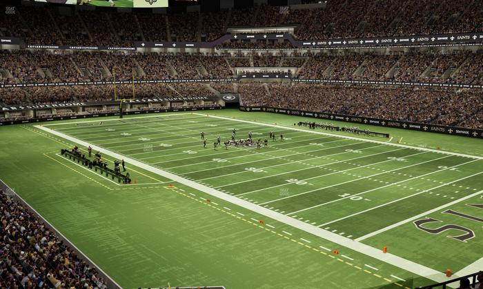 Caesars Superdome - Section 329 Seat View