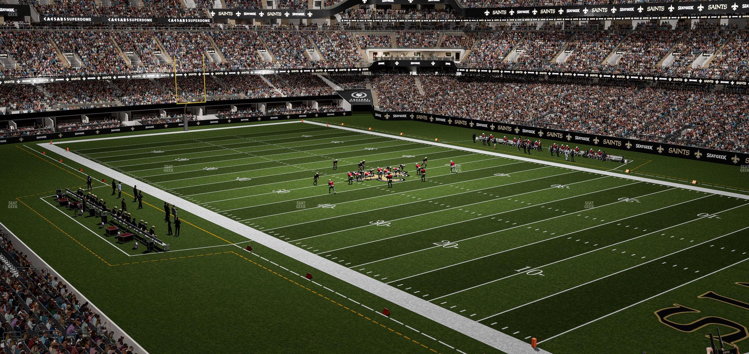 Caesars Superdome - Section 329 Seat View