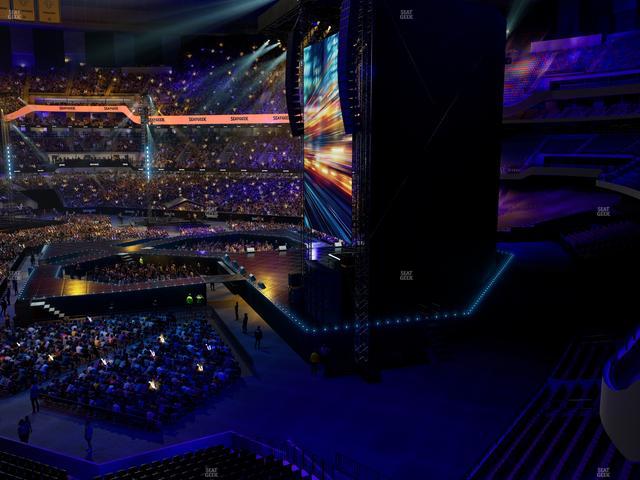 Caesars Superdome - Section 330 Seat View