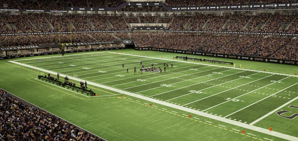 Caesars Superdome - Section 330 Seat View
