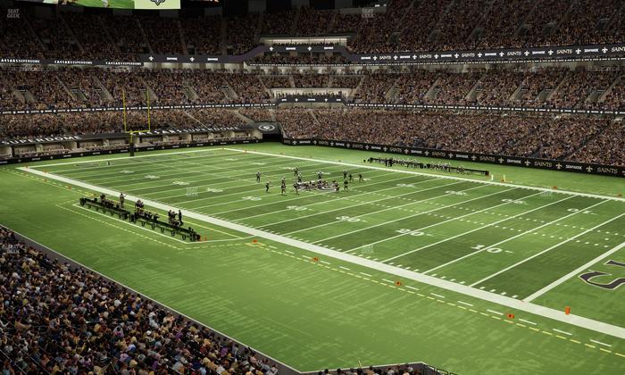 Caesars Superdome - Section 330 Seat View