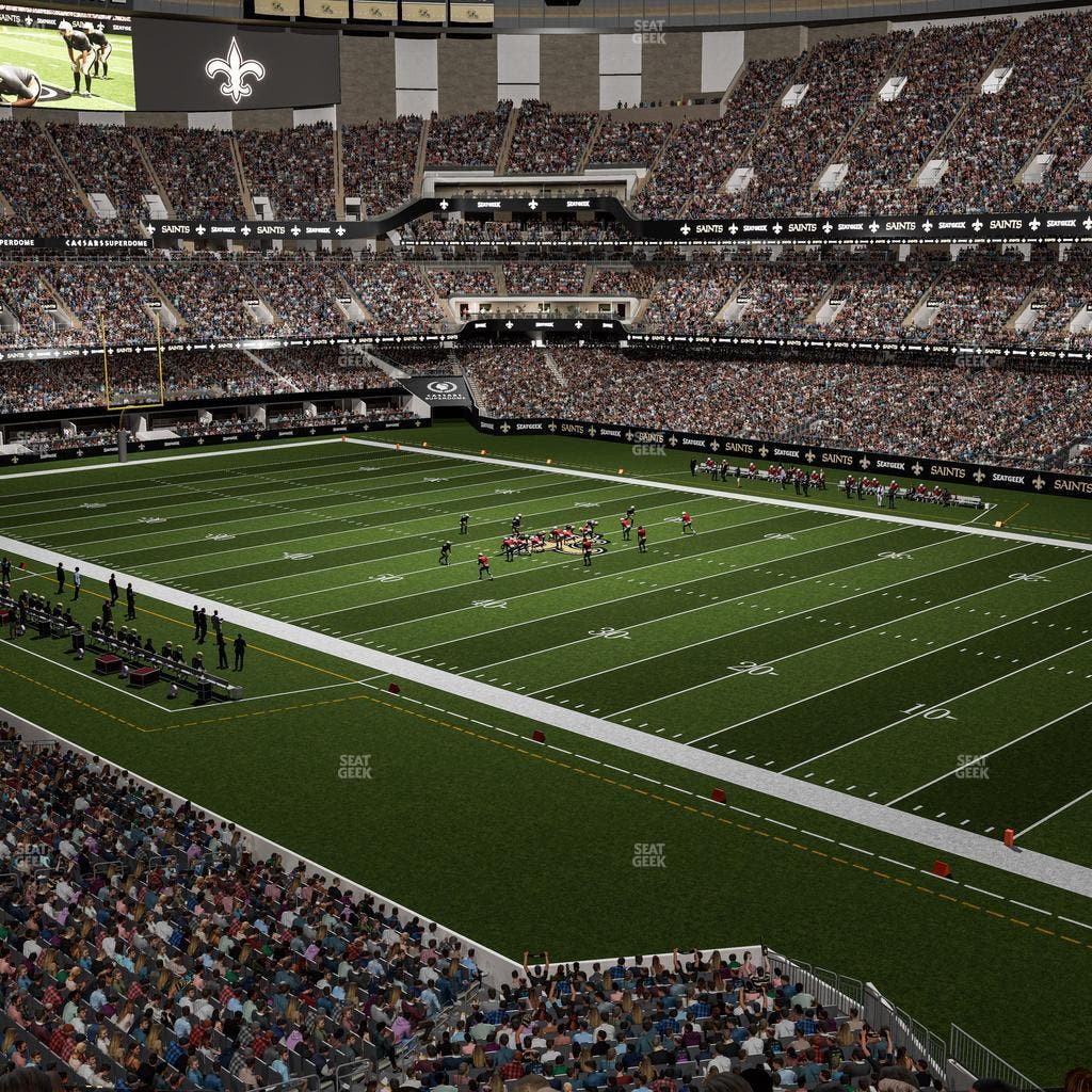 Caesars Superdome - Section 330 Seat View