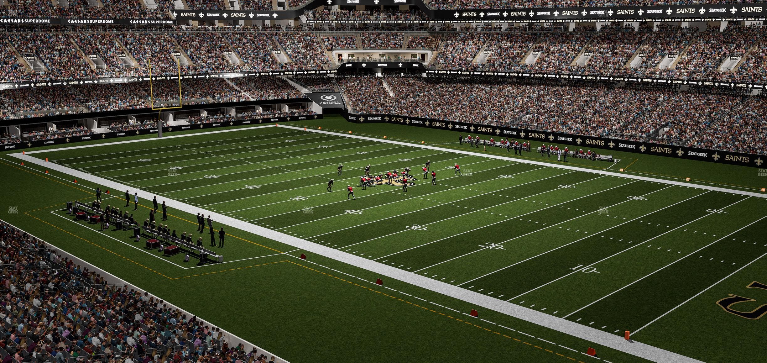 Caesars Superdome - Section 330 Seat View