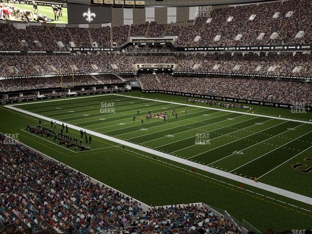 Caesars Superdome - Section 330 Seat View