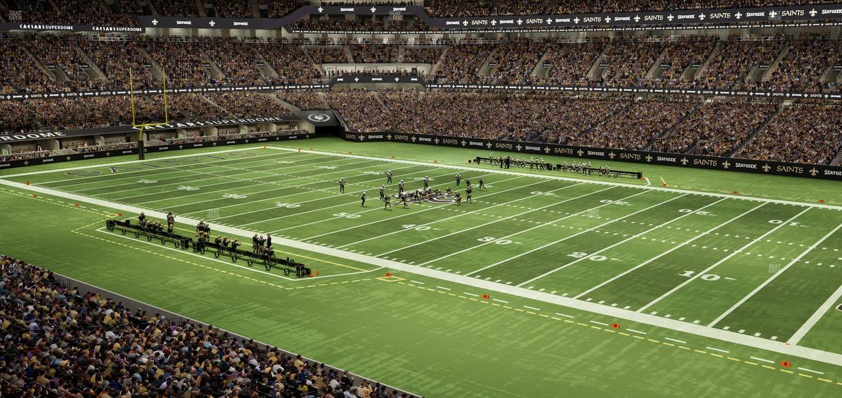 Caesars Superdome - Section 331 Seat View