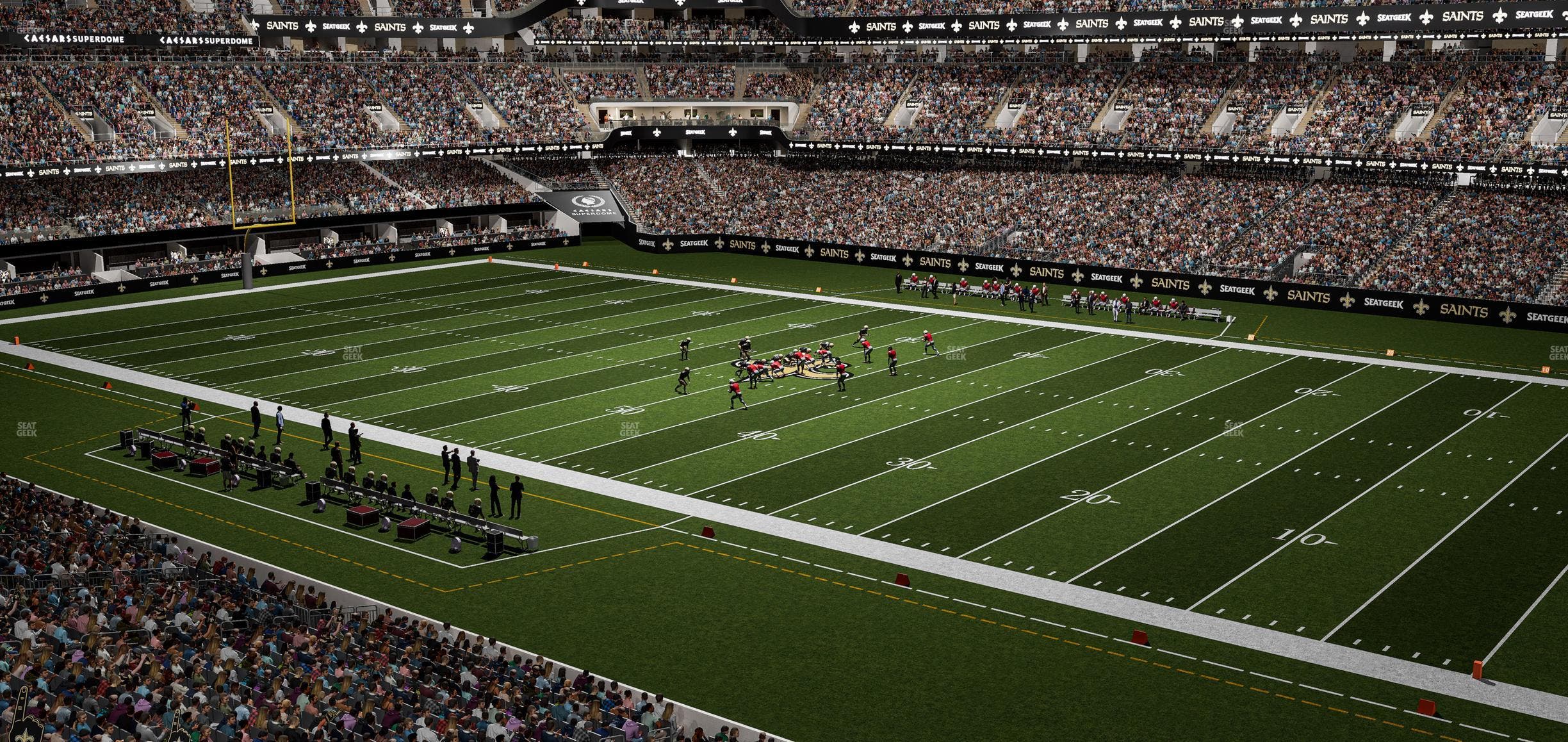 Caesars Superdome - Section 331 Seat View