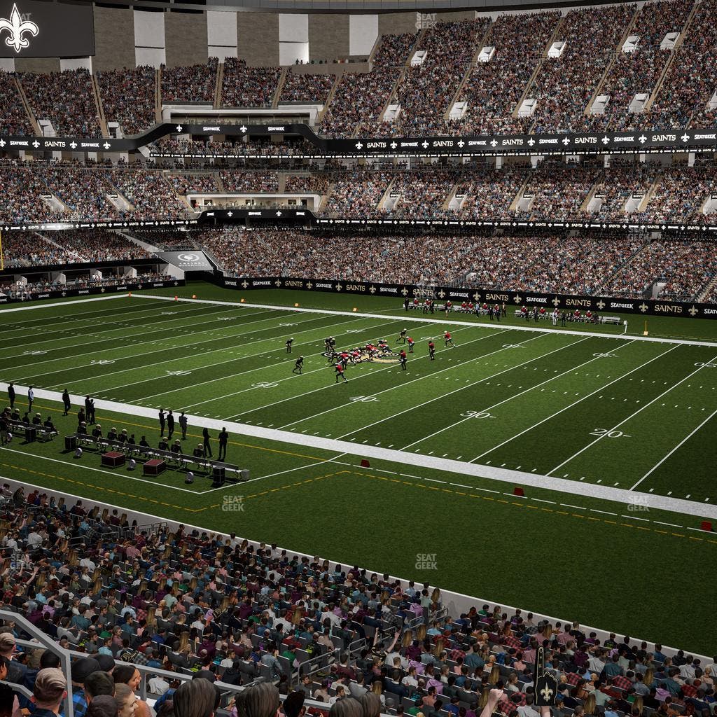 Caesars Superdome - Section 332 Seat View