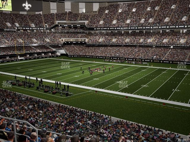 Caesars Superdome - Section 332 Seat View