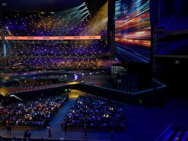Caesars Superdome - Section 332 Seat View