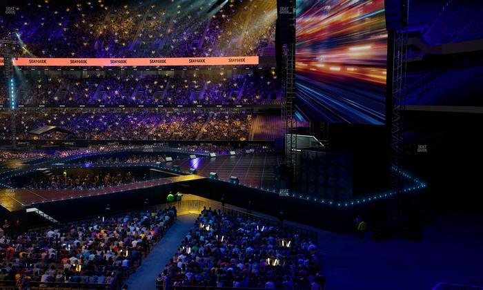 Caesars Superdome - Section 332 Seat View