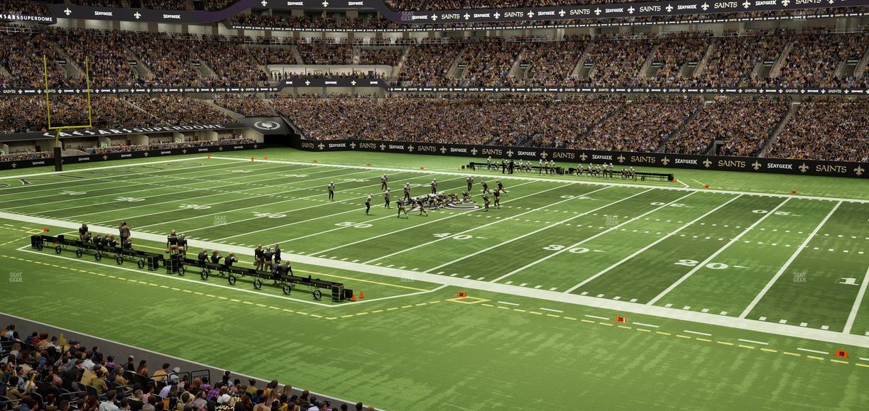 Caesars Superdome - Section 332 Seat View