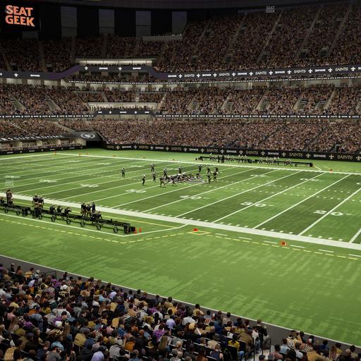 Caesars Superdome - Section 332 Seat View