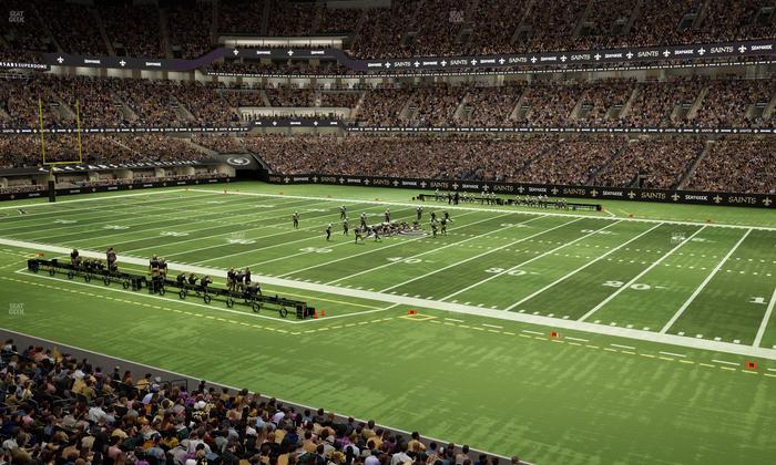 Caesars Superdome - Section 332 Seat View