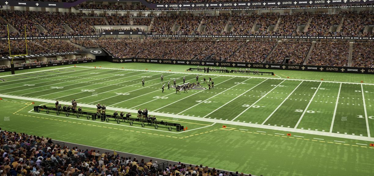 Caesars Superdome - Section 333 Seat View
