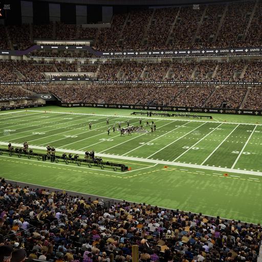 Caesars Superdome - Section 333 Seat View