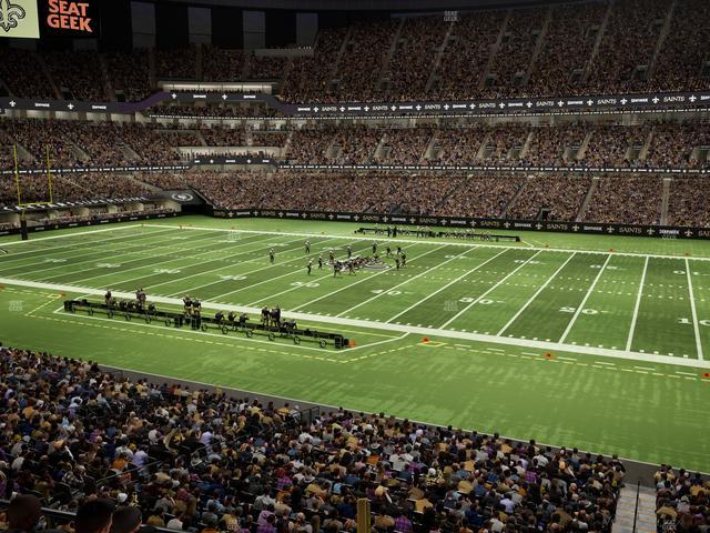Caesars Superdome - Section 333 Seat View