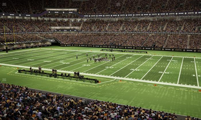 Caesars Superdome - Section 333 Seat View