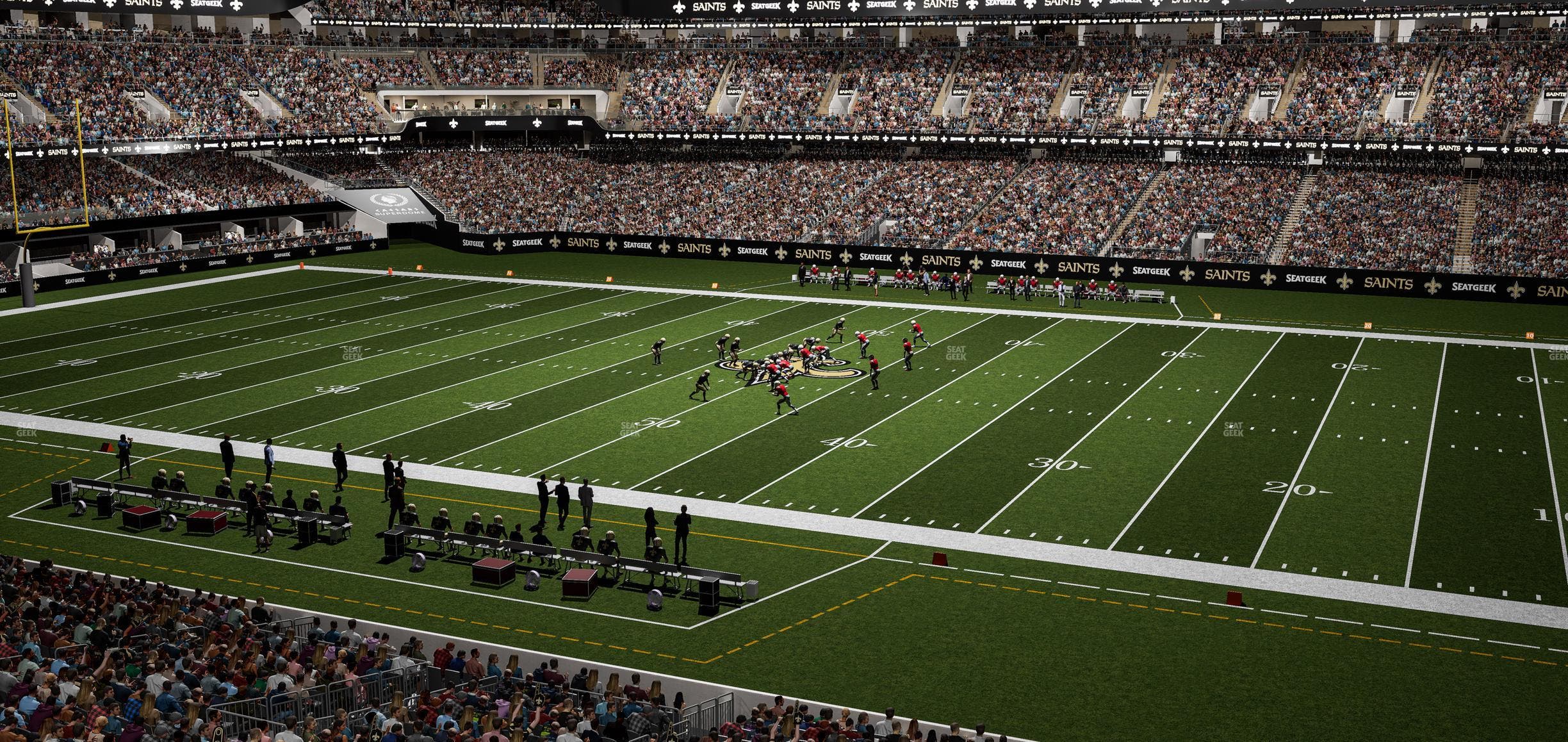 Caesars Superdome - Section 333 Seat View